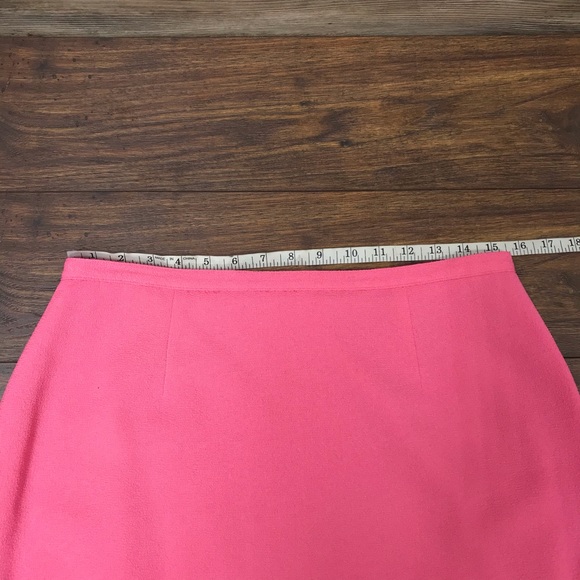 SAG HARBOR Women 2Piece Skirt/Blazer Suit Petite Pink Button Up - Picture 9 of 10